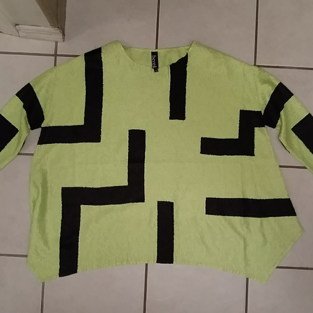 oversized bright green tooth